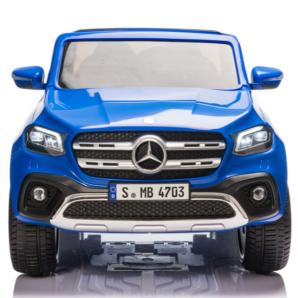 Masinuta electrica MERCEDES X-CLASS, 12V7Ah, motor 45Wx2, roți EVA, scaune din piele [9]