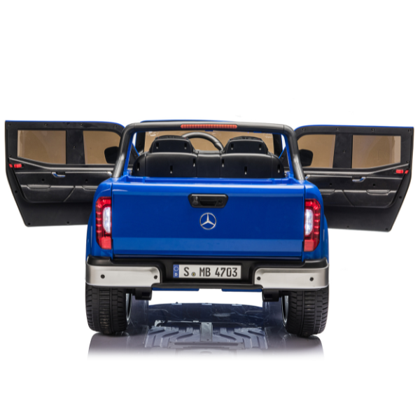 Masinuta electrica MERCEDES X-CLASS, 12V7Ah, motor 45Wx2, roți EVA, scaune din piele [13]