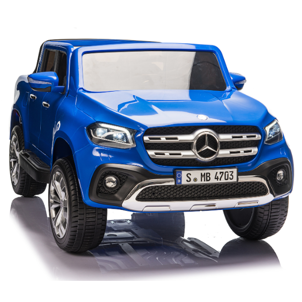 Masinuta electrica MERCEDES X-CLASS, 12V7Ah, motor 45Wx2, roți EVA, scaune din piele [19]