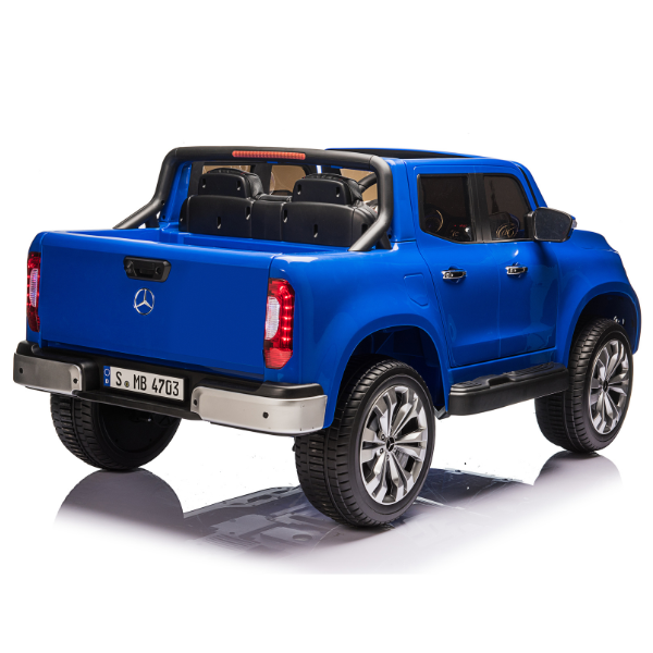 Masinuta electrica MERCEDES X-CLASS, 12V7Ah, motor 45Wx2, roți EVA, scaune din piele [20]