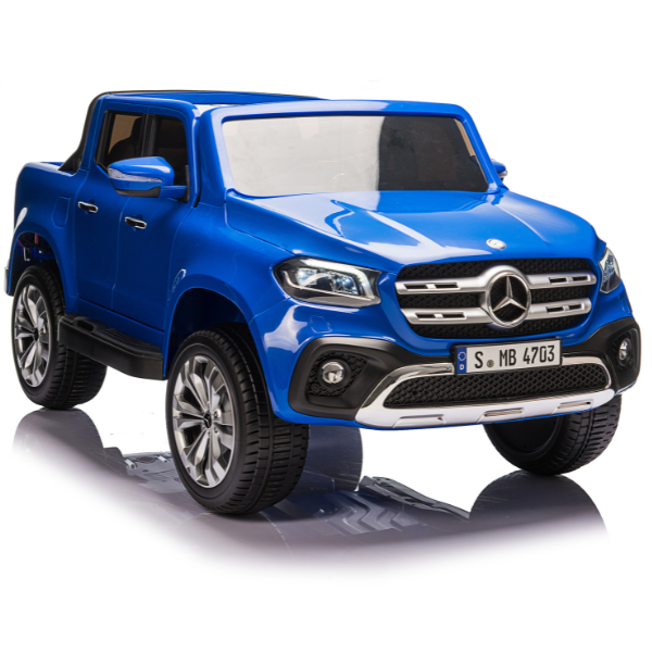 Masinuta electrica MERCEDES X-CLASS, 12V7Ah, motor 45Wx2, roți EVA, scaune din piele [18]