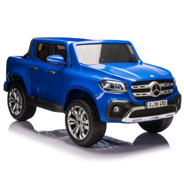 Masinuta electrica MERCEDES X-CLASS, 12V7Ah, motor 45Wx2, roți EVA, scaune din piele [2]