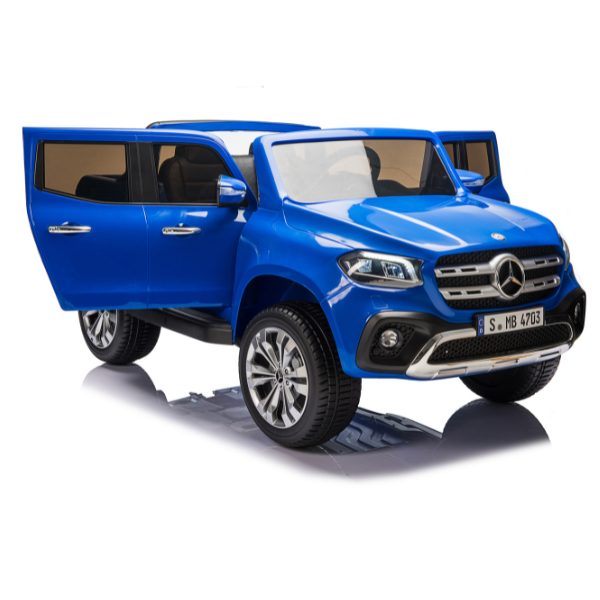 Masinuta electrica MERCEDES X-CLASS, 12V7Ah, motor 45Wx2, roți EVA, scaune din piele [11]