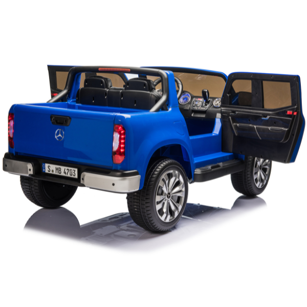 Masinuta electrica MERCEDES X-CLASS, 12V7Ah, motor 45Wx2, roți EVA, scaune din piele [12]
