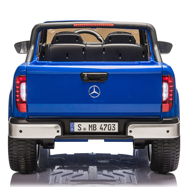 Masinuta electrica MERCEDES X-CLASS, 12V7Ah, motor 45Wx2, roți EVA, scaune din piele [21]