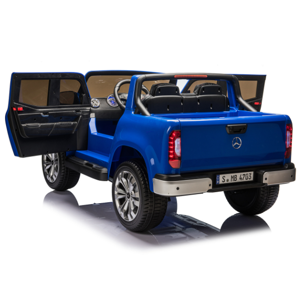 Masinuta electrica MERCEDES X-CLASS, 12V7Ah, motor 45Wx2, roți EVA, scaune din piele [15]