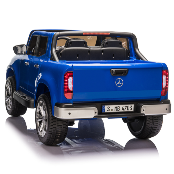 Masinuta electrica MERCEDES X-CLASS, 12V7Ah, motor 45Wx2, roți EVA, scaune din piele [22]