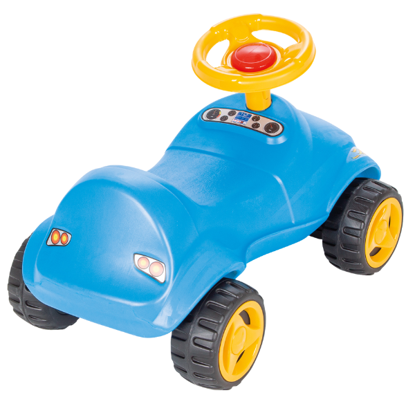 Mașinuță fără pedale Fast Car, albastru/roșu [3]