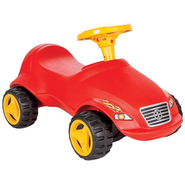 Mașinuță fără pedale Fast Car, albastru/roșu [2]