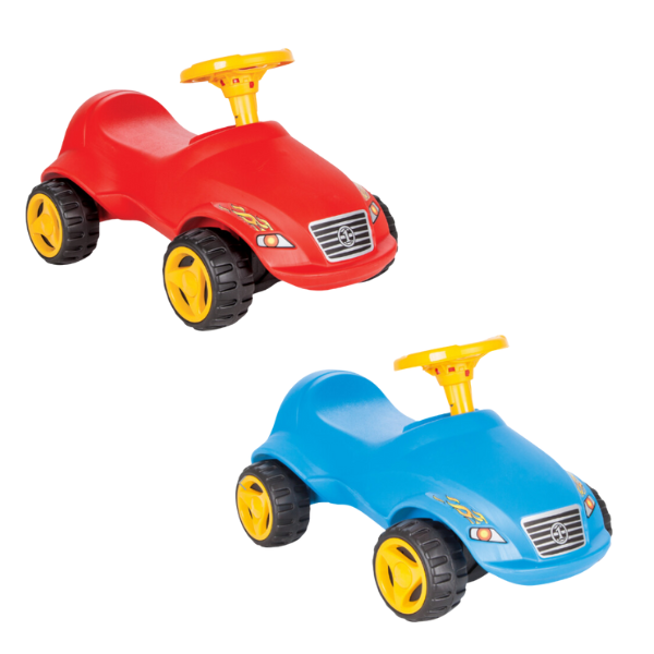 Mașinuță fără pedale Fast Car, albastru/roșu [1]