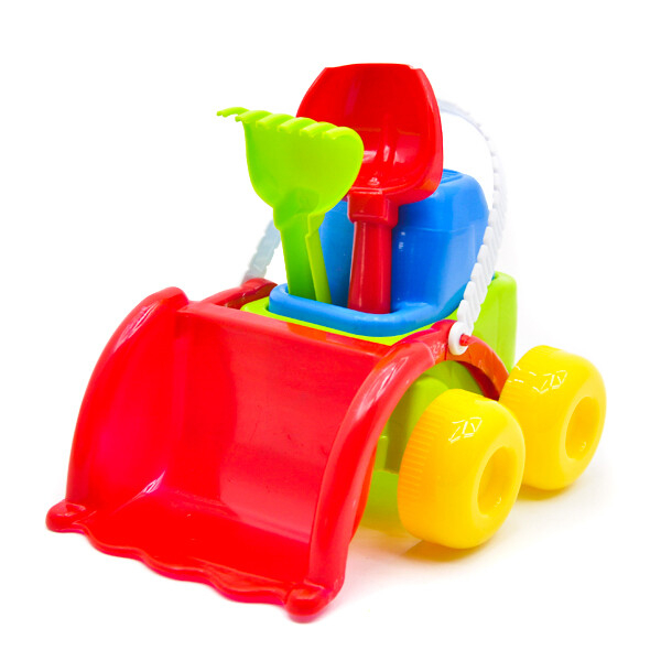 Mașinuță și set de nisip „Bebik” în asortiment [1]