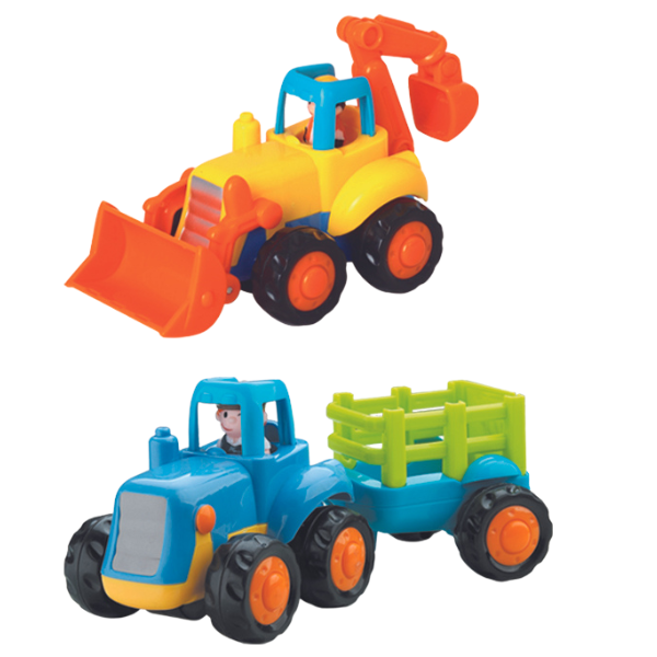 Masinute in asortiment "Buldozer si Tractor", 2 modele [2]