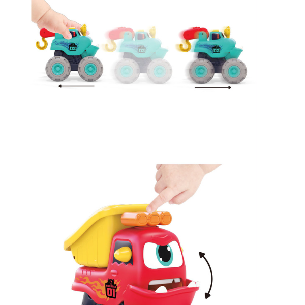Masinute in asortiment "Monster Trucks", 3 modele [5]