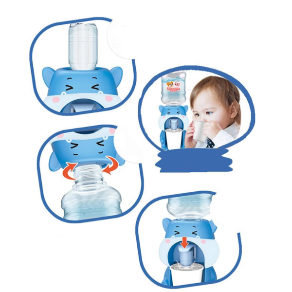 Mini-cooler de apă pentru copii "Hipopotam" [5]