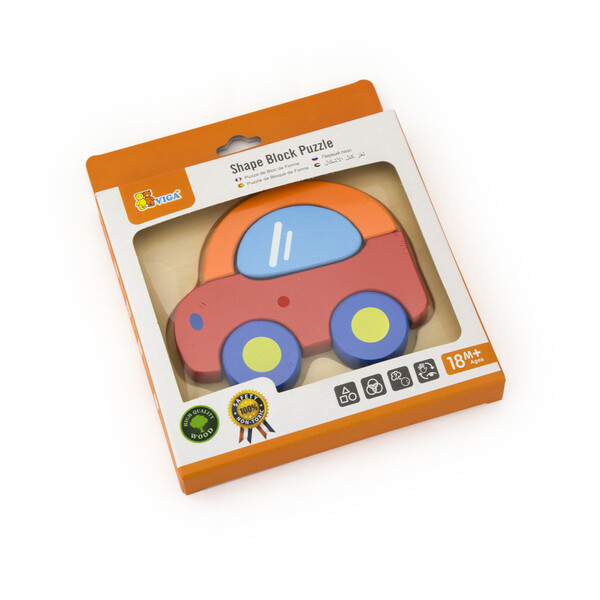 Mini puzzle cu diferite forme “Automobil” [8]