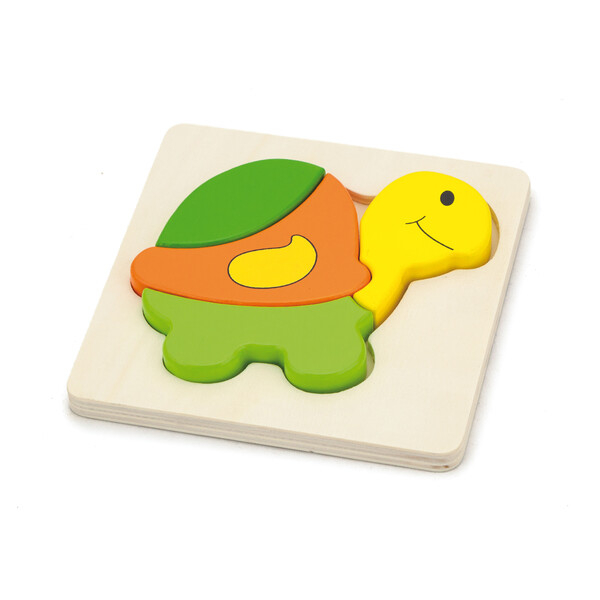 Mini puzzle cu diferite forme "Broasca țestoasă" [2]