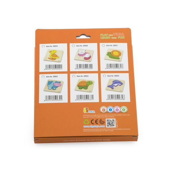 Mini puzzle cu diferite forme "Melc" [3]