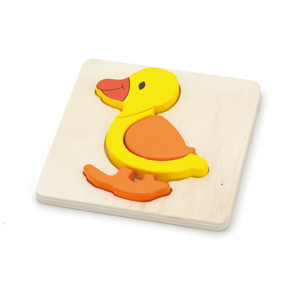 Mini puzzle cu diferite forme "Rața" [2]