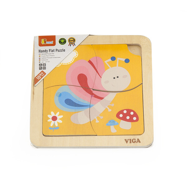 Mini-puzzle din lemn "Fluturaș" [9]