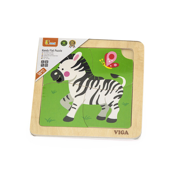 Mini-puzzle din lemn "Zebra" [4]