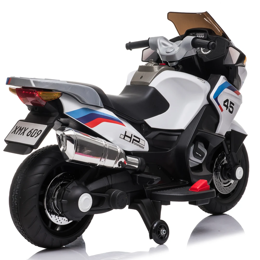 Motocicletă electrică pentru copii (MX609/5 alba) [6]
