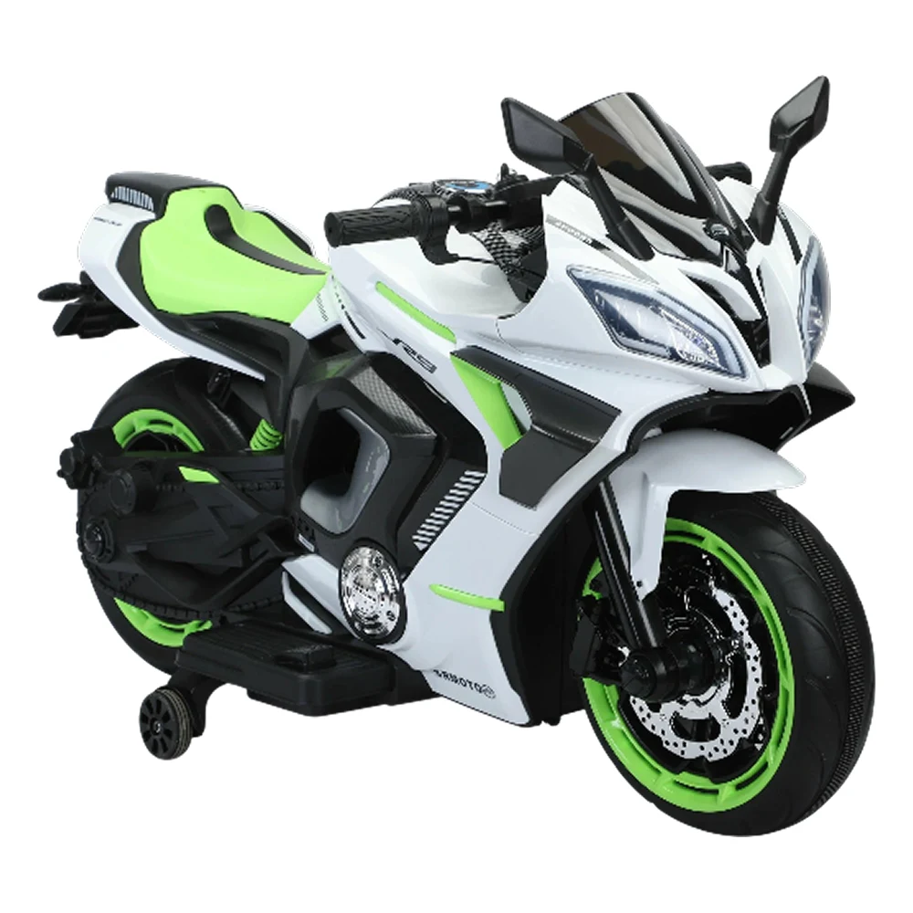 Motocicletă electrică pentru copii, verde (96300) [5]