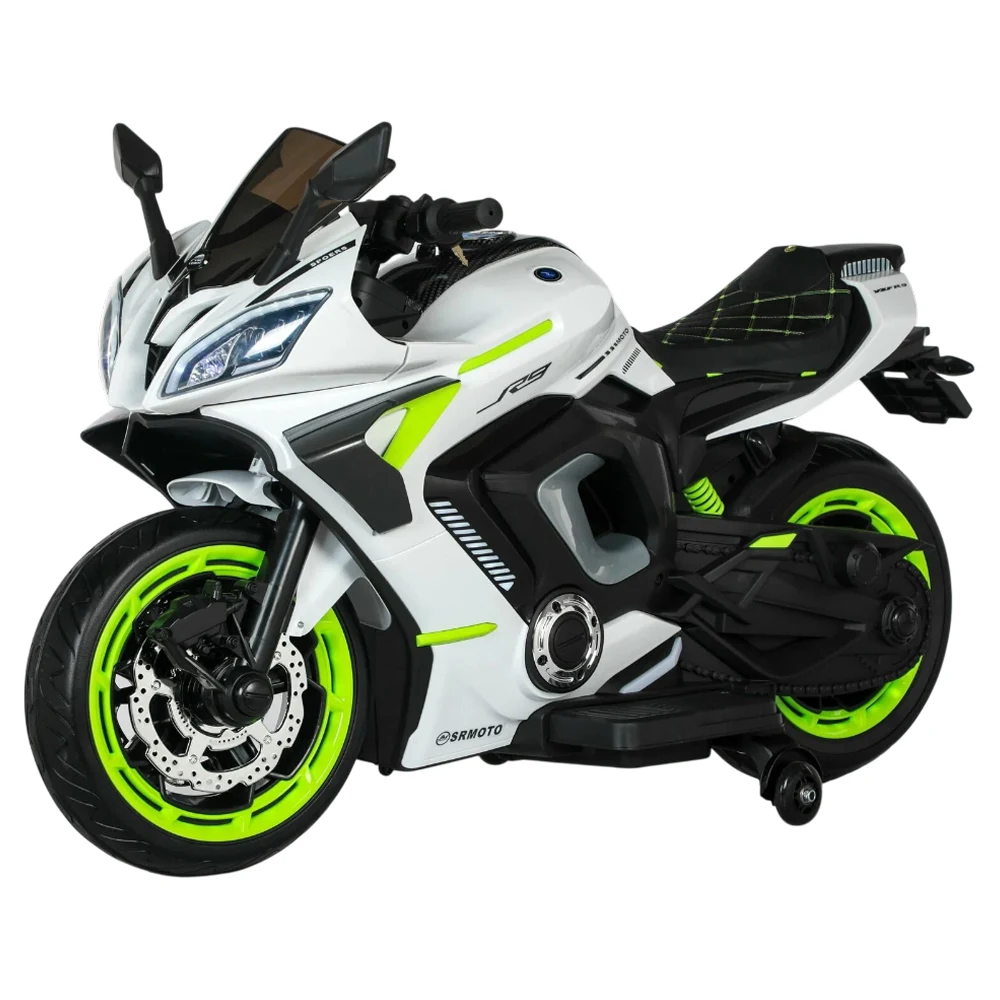 Motocicletă electrică pentru copii, verde (96300) [4]