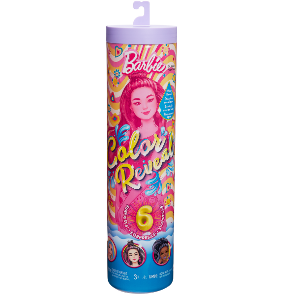 Păpușa Barbie Color Reveal gama "Inspirat de curcubeu", tema anilor 1960 [14]