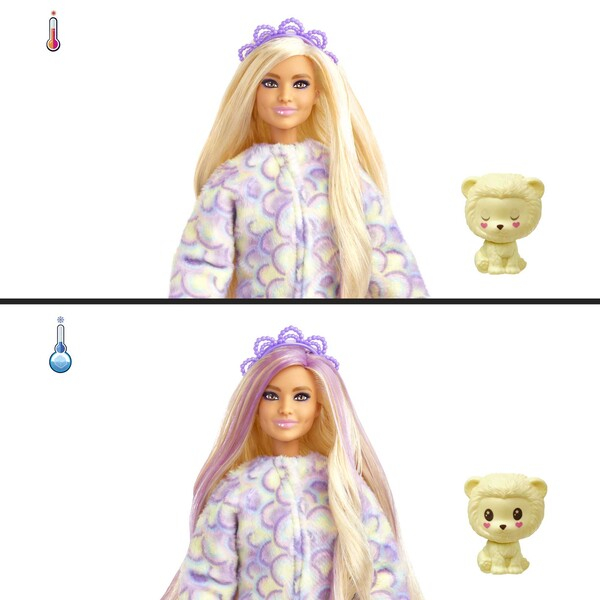 Papușa Barbie Cutie „„Barbie într-un costum de leu, de pluș”” [3]