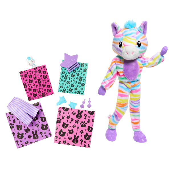 Păpușa Barbie Cutie „Barbie într-un costum de unicorn, de pluș” [6]