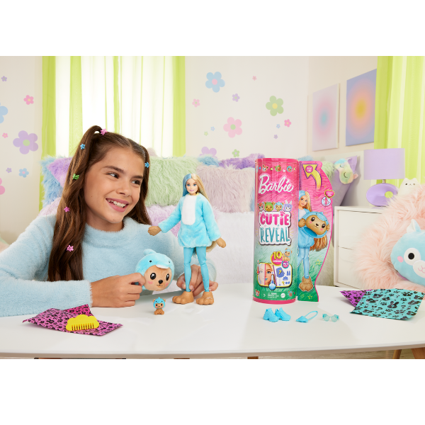 Păpușa Barbie Cutie Reveal "Urs în costum de delfin în costum de pluș" [9]