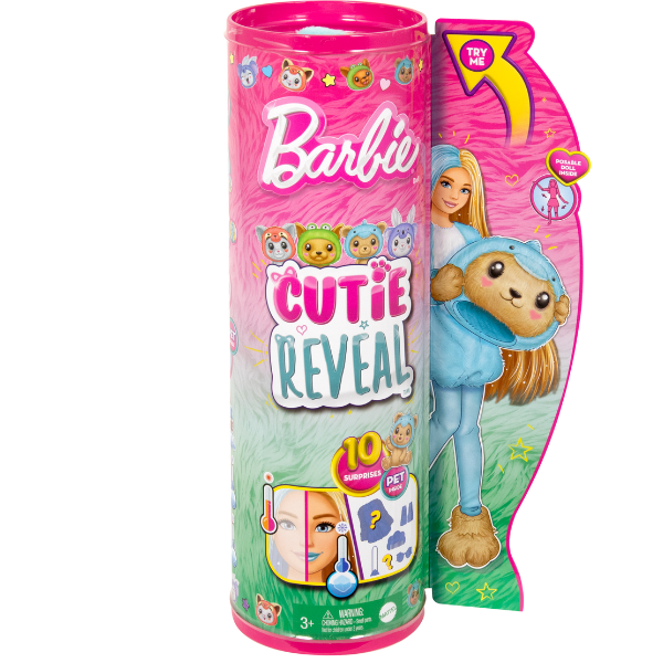 Păpușa Barbie Cutie Reveal "Urs în costum de delfin în costum de pluș" [13]
