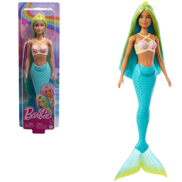 Păpușa Barbie Dreamtopia "Sirena cu păr albastru - verde" [1]