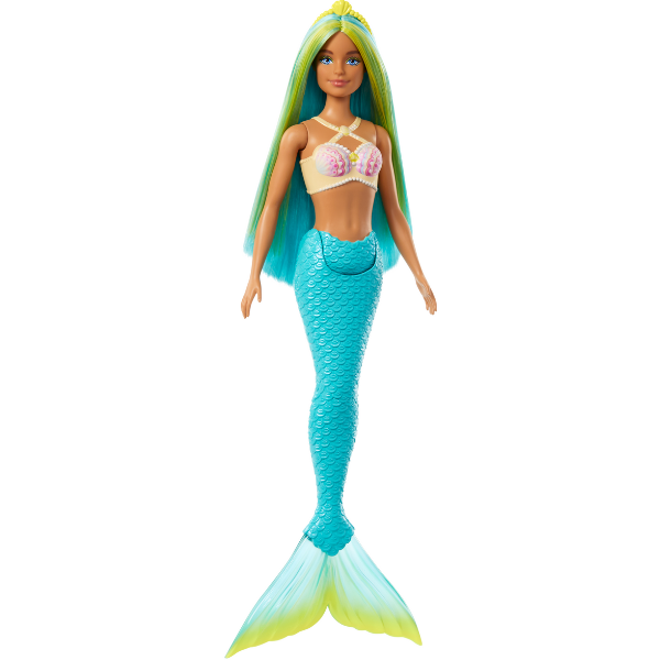 Păpușa Barbie Dreamtopia "Sirena cu păr albastru - verde" [7]