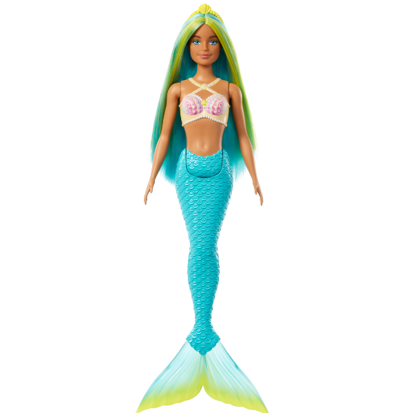 Păpușa Barbie Dreamtopia "Sirena cu păr albastru - verde" [2]