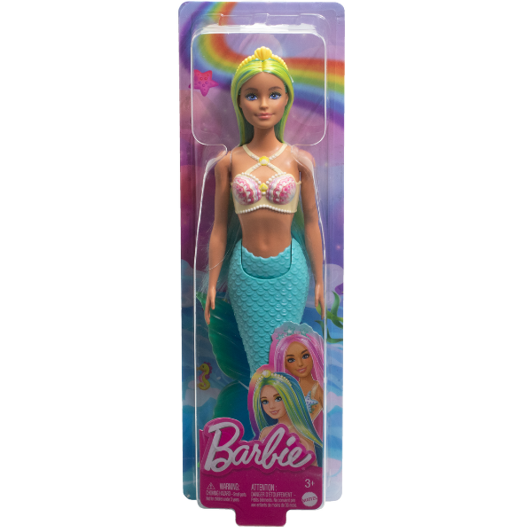 Papușa Barbie Dreamtopia "Sirena cu păr multicolor", 4 modele [10]