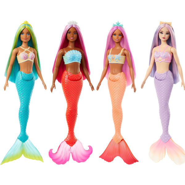 Papușa Barbie Dreamtopia "Sirena cu păr multicolor", 4 modele [2]
