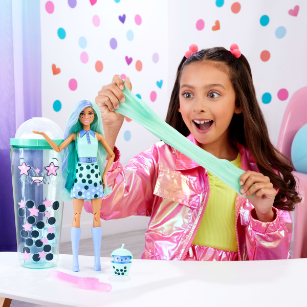 Păpușa Barbie Pop Reveal „Ceai Verde”, Bubble Tea series [3]