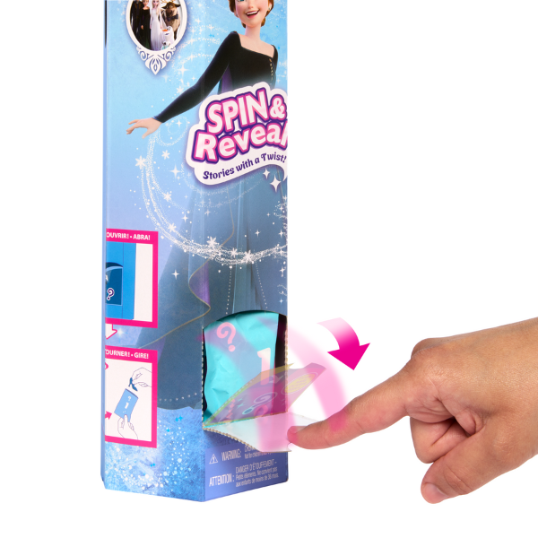 Păpușa Barbie Spin Reveal „Frozen Anna” [4]