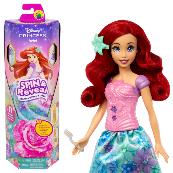 Papușa Barbie Spin Reveal „Mica sirena Ariel” [1]