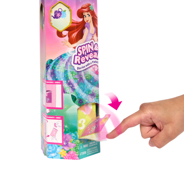Papușa Barbie Spin Reveal „Mica sirena Ariel” [4]