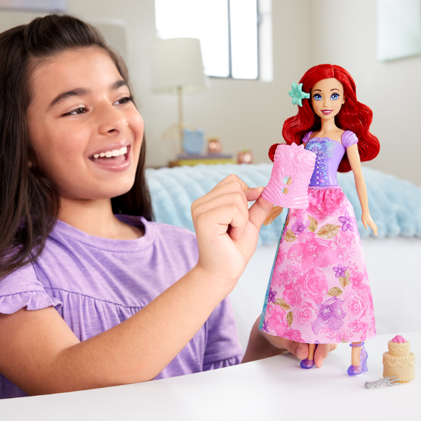 Papușa Barbie Spin Reveal „Mica sirena Ariel” [7]