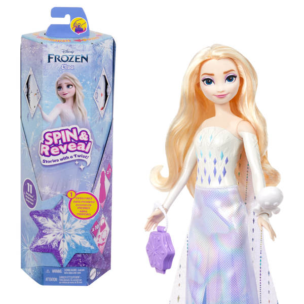 Păpușa Barbie Spin Reveal „Regina zăpezii Elsa” [1]