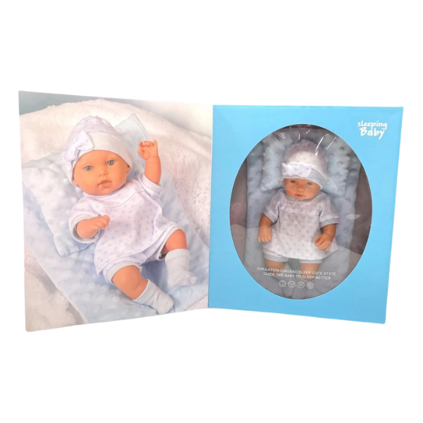 Păpușă din Gel Moale (Albastră), 33 cm [2]