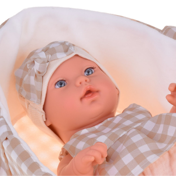 Păpușă din Gel Moale (Khaki), 33 cm [4]