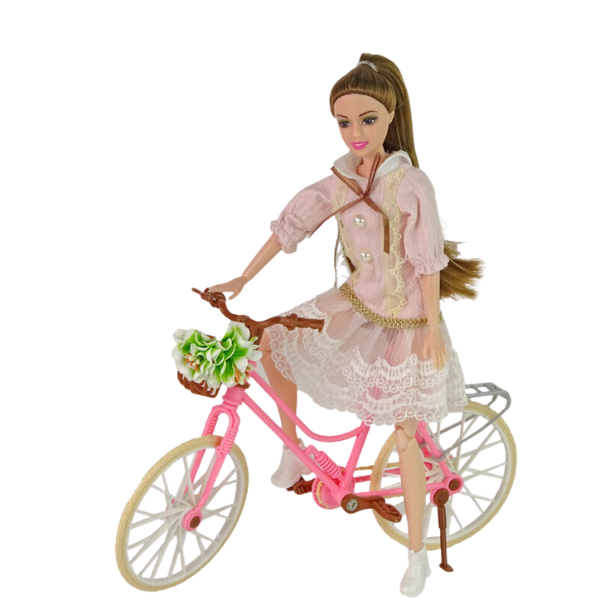 Păpușa Emily cu bicicletă [5]