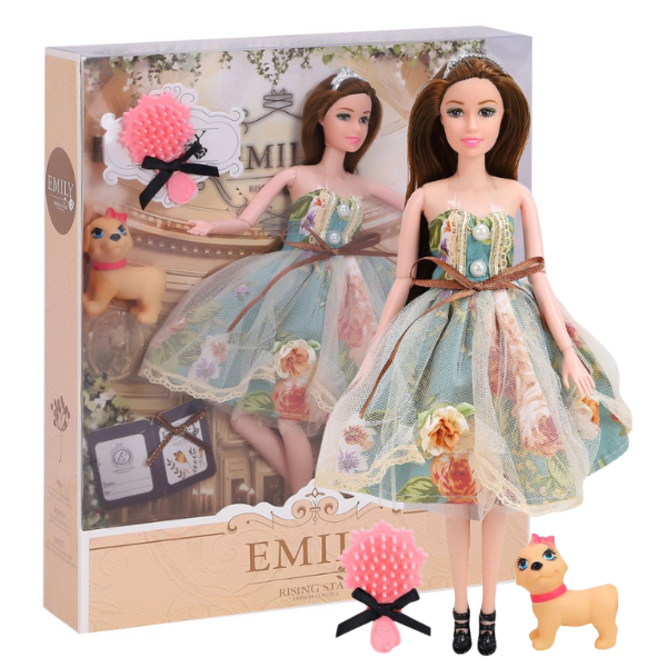 Păpușa Emily "Seria cu animăluț și accesorii" [1]