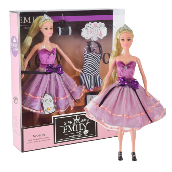 Păpușa Emily "Seria lavandă cu accesorii" [1]