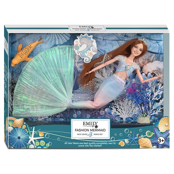 Păpușa Emily "Sirena cu animaluț de companie de mare" [3]