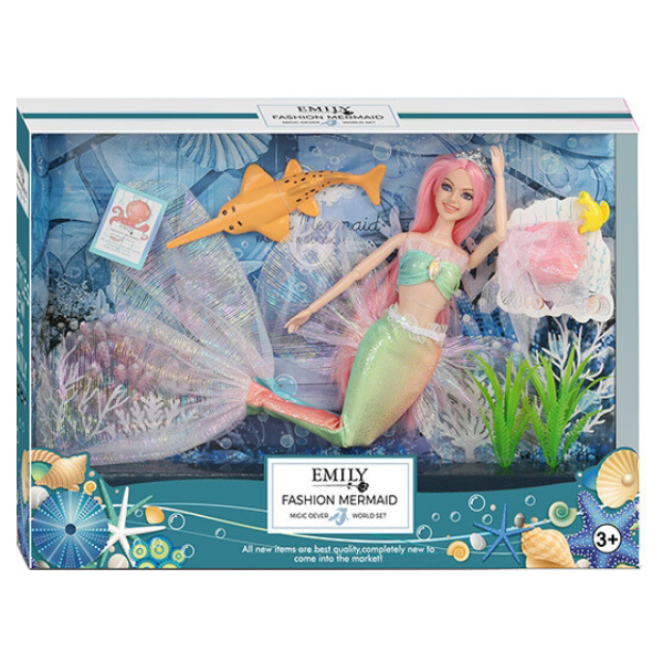 Păpușa Emily "Sirena cu animaluț de companie de mare" [3]